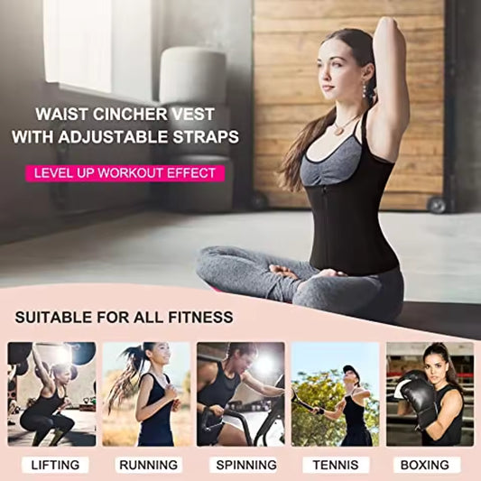 HeatShape Vest – Slimming Belt Shapewear for Workout & Daily Wear