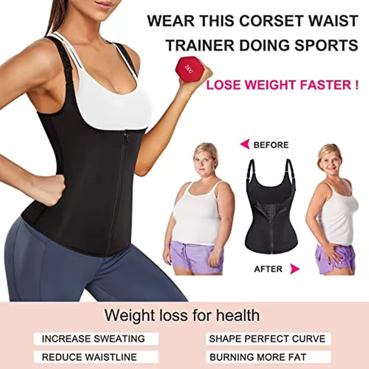 HeatShape Vest – Slimming Belt Shapewear for Workout & Daily Wear