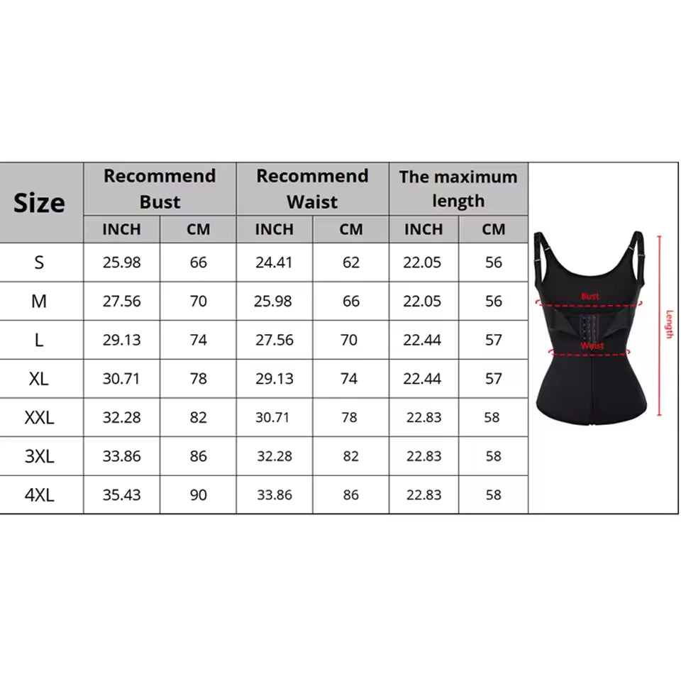 HeatShape Vest – Slimming Belt Shapewear for Workout & Daily Wear
